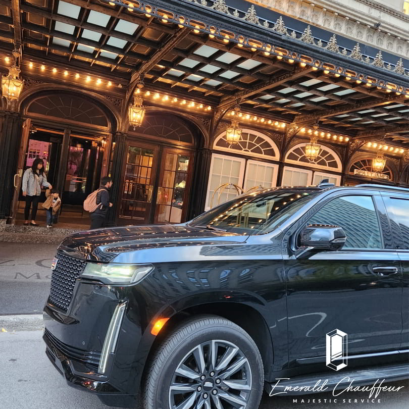 Black Cadillac Escalade 2022